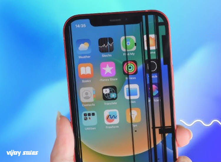 black horizontal lines on smartphone