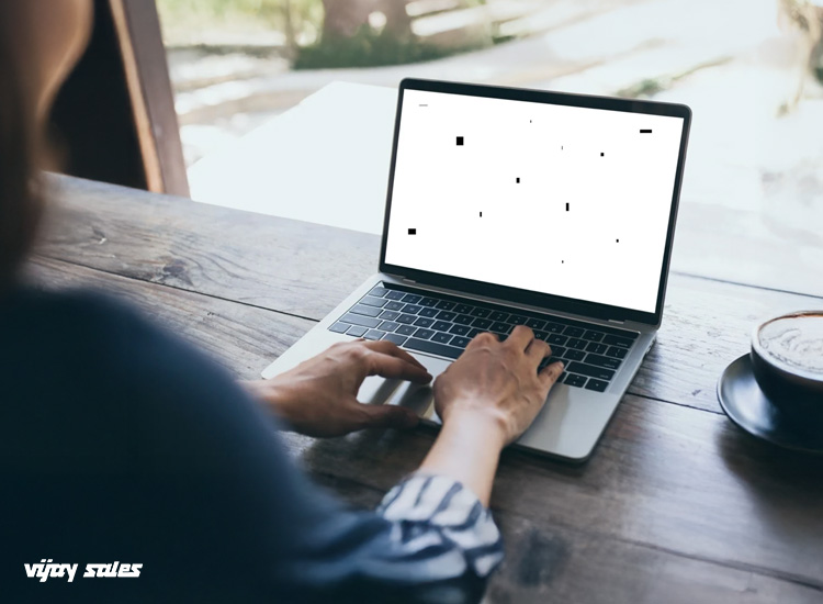 black spots on laptop screen