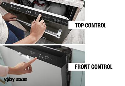 Top control vs. front control dishwashers